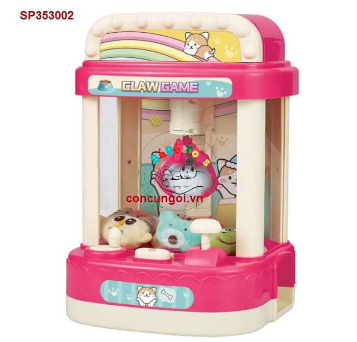 Máy gắp thú mini kèm gấu bông mini - LQL3309