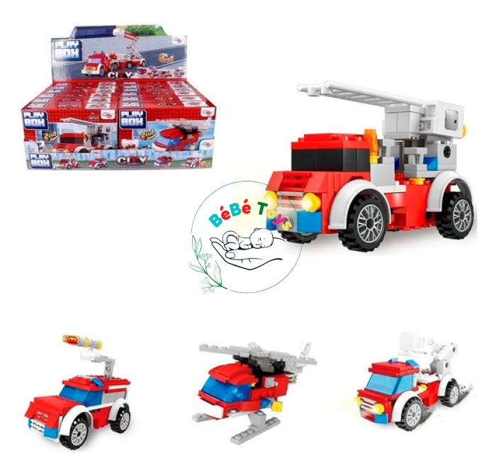 Lego CITY FIRE RESCUE LẮP RÁP MÔ HÌNH SÁNG TẠO 4IN1 - NO.123-181