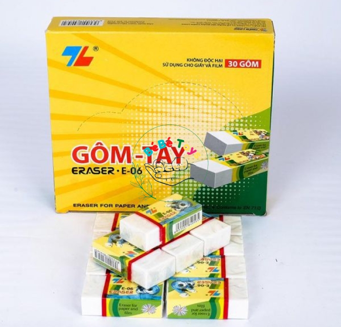 Gôm tẩy xóa chì Thiên Long E-06