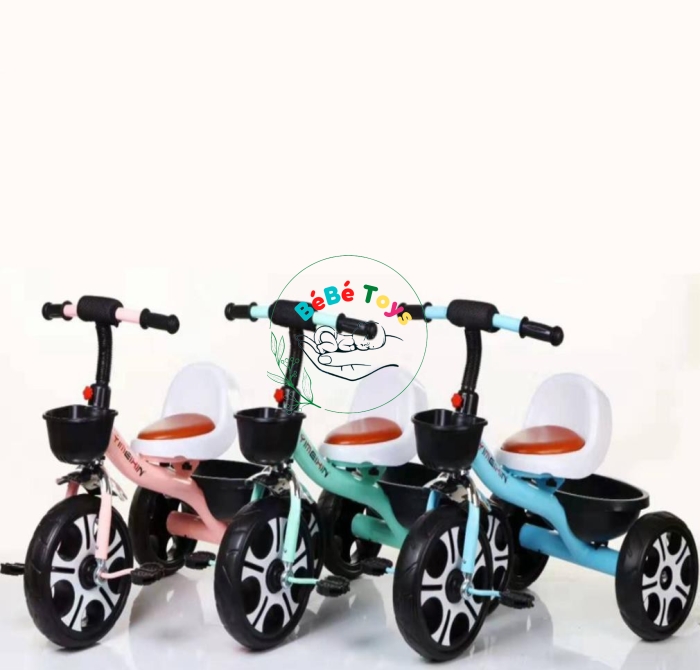  Xe đạp 3 bánh kết hợp xe chòi chân cho bé,giữ thăng bằng tốt