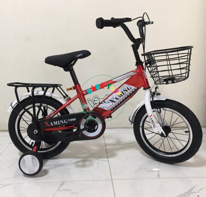 XE ĐẠP TRẺ EM XAMING 2 ĐỎ NAM 14 INCH