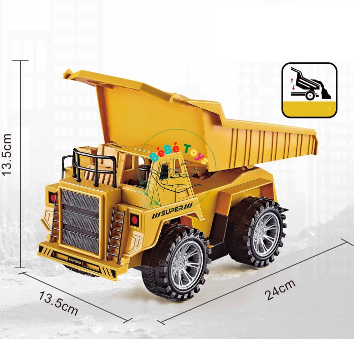 XE BEN ĐIỀU KHIỂN CX2139 - thùng có thể nâng hạ