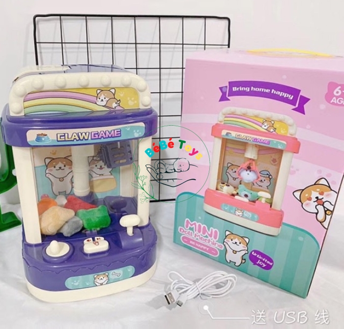 Máy gắp thú mini kèm gấu bông mini - LQL3309