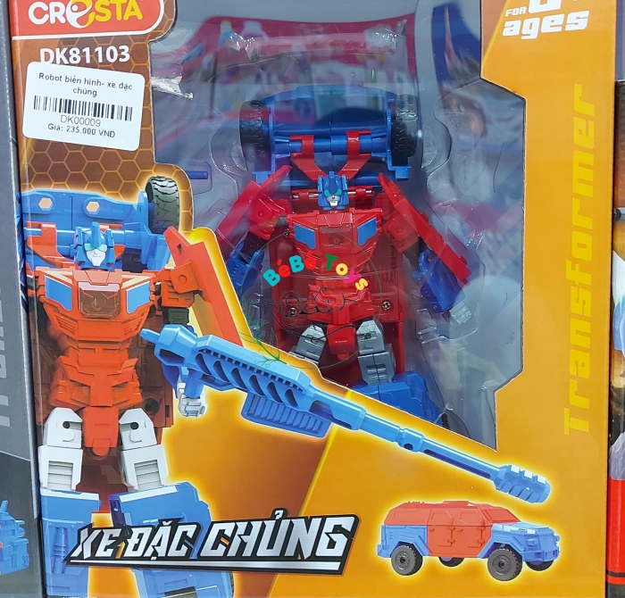 Đồ Chơi Robot Biến Hình Chiến Đấu Cơ - Cresta 81101