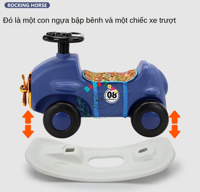 MÁY BAY CHÒI CHÂN + BẬP BÊNH 2 IN 1