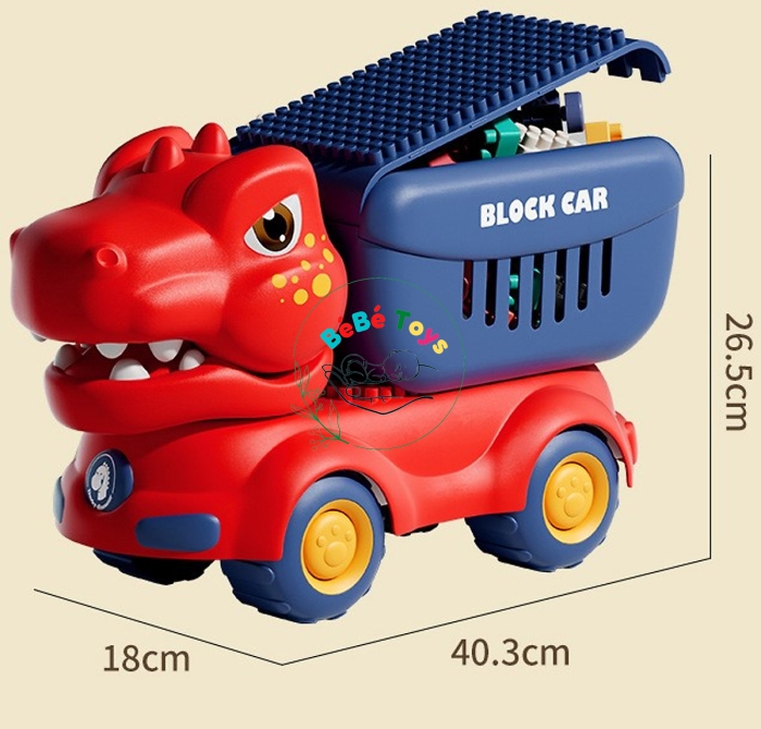 HỘP XE KHỦNG LONG CHỞ LEGO 9628
