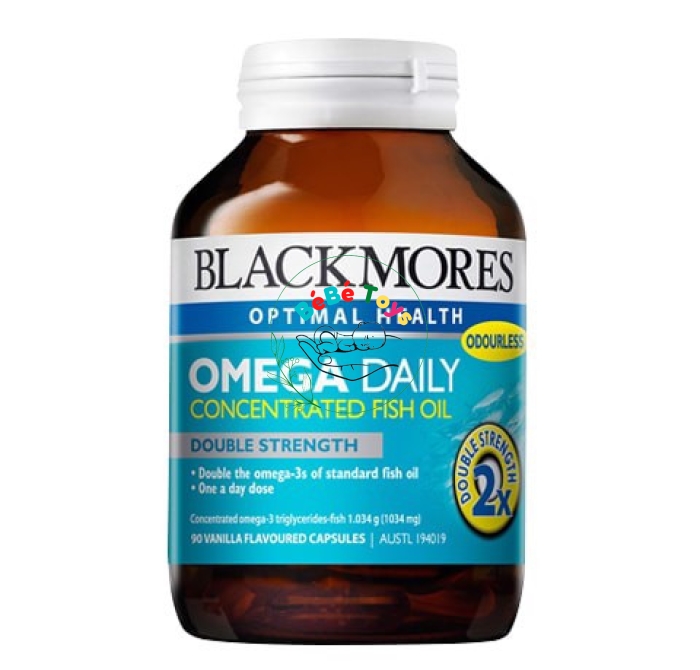 Viên uống bổ não, tăng cường trí nhớ Blackmores Omega Daily Concentrated Fish Oil