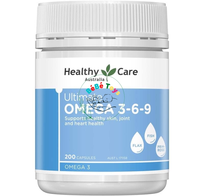 Viên uống bổ sung Omega Healthy Care Ultimate Omega 3-6-9 200 viên