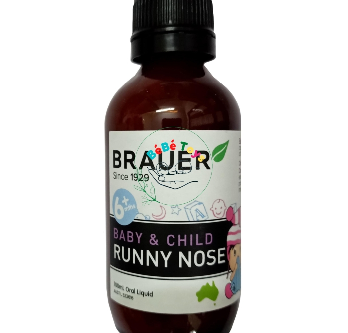Siro Trị cảm cúm cho bé Brauer Baby & Child Cold & Flu 100ml ÚC