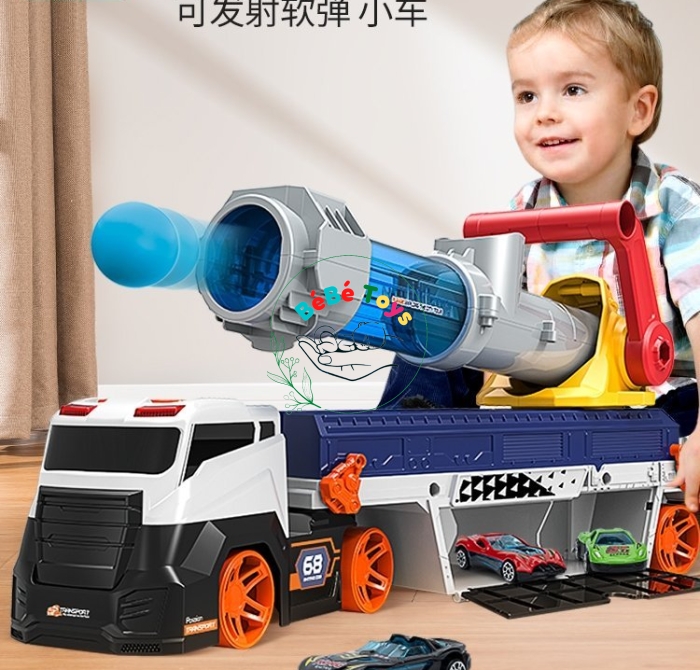 bộ xe vận chuyển ô tô kết hợp đại bác
